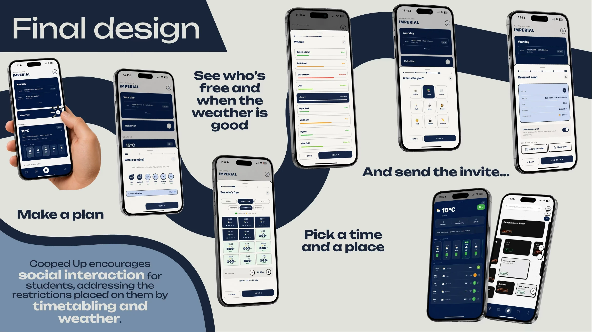 Cooped Up — final app design