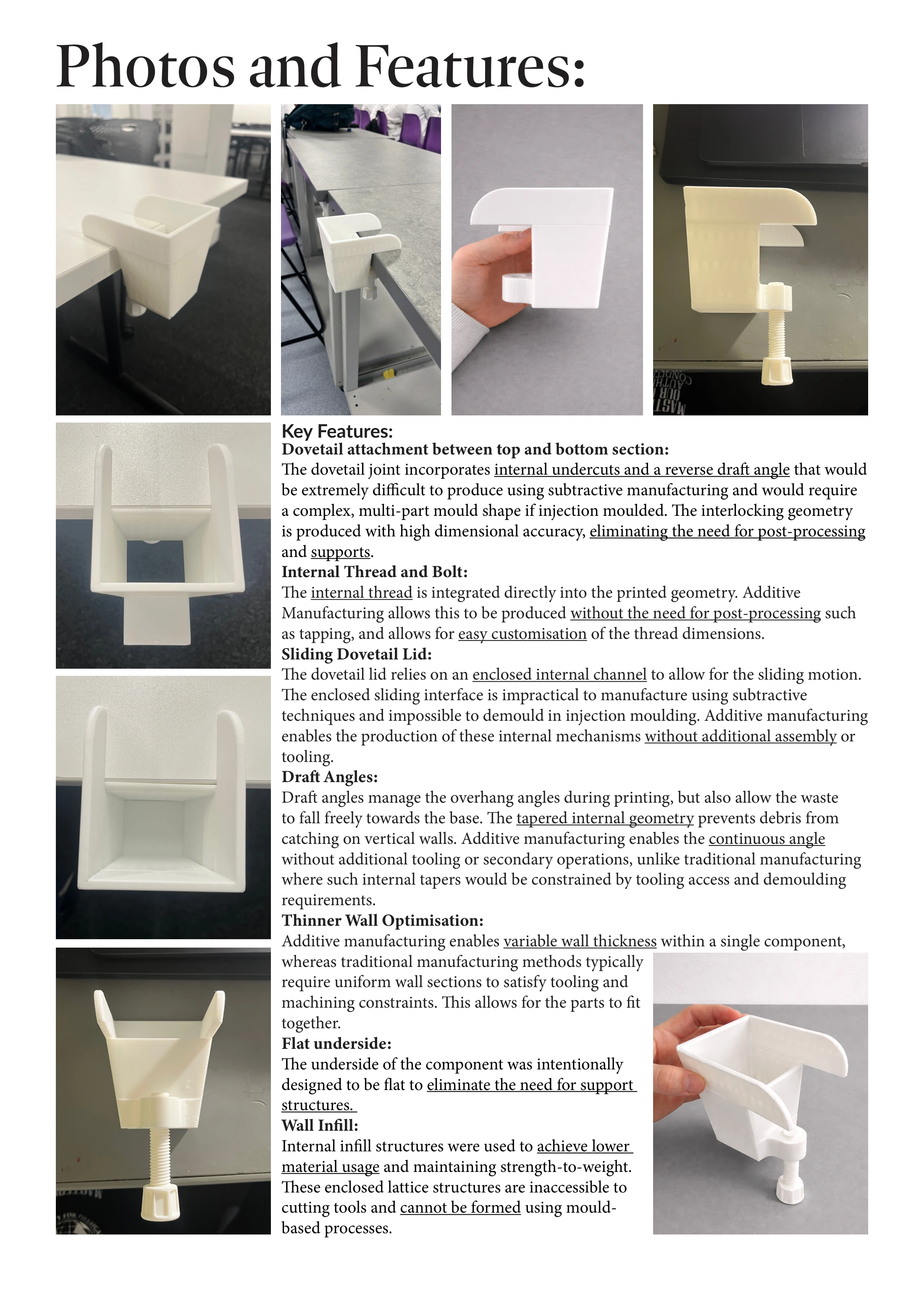 Desk Tidy — design sheet 3