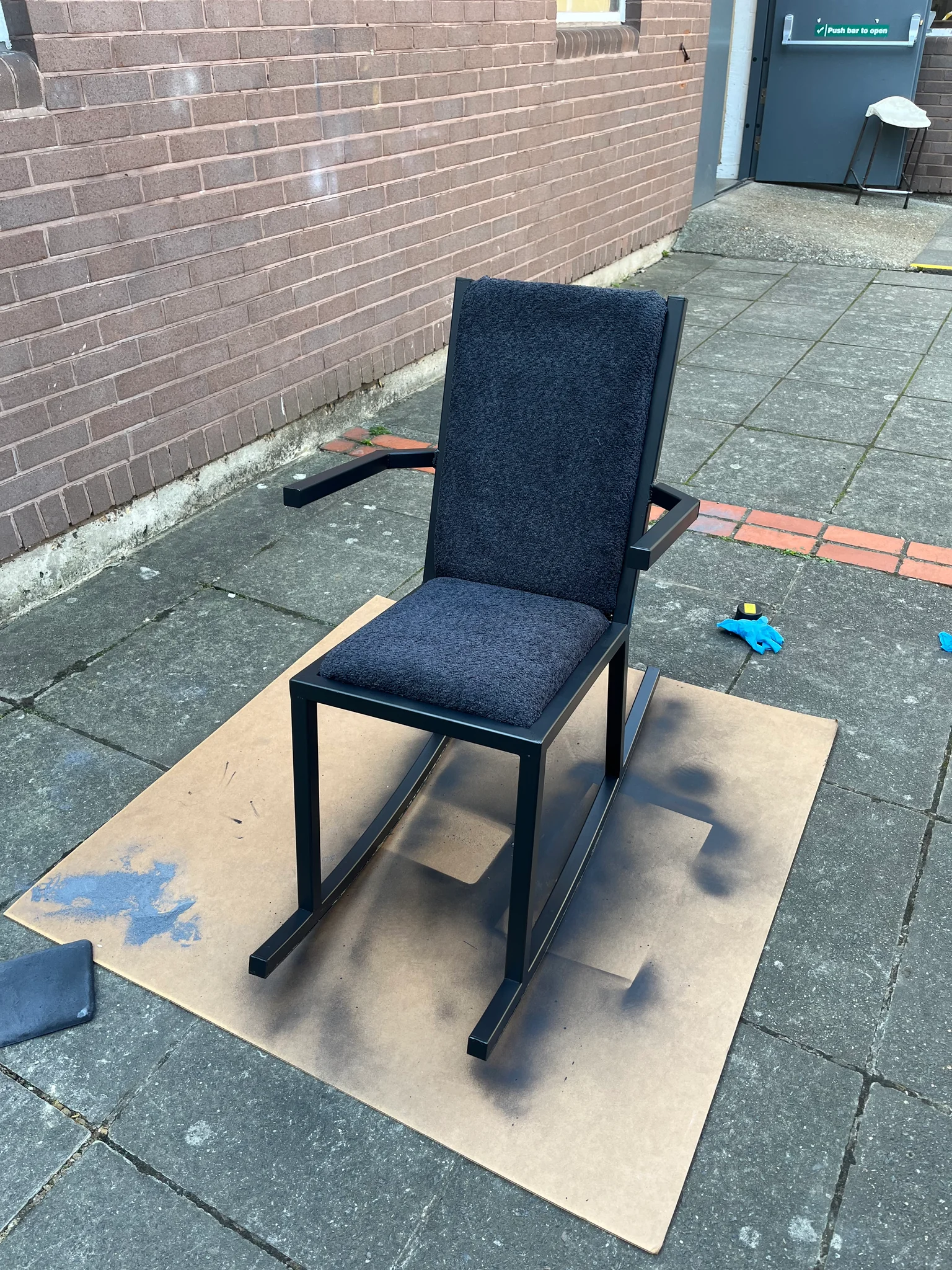 Steel Rocking Chair