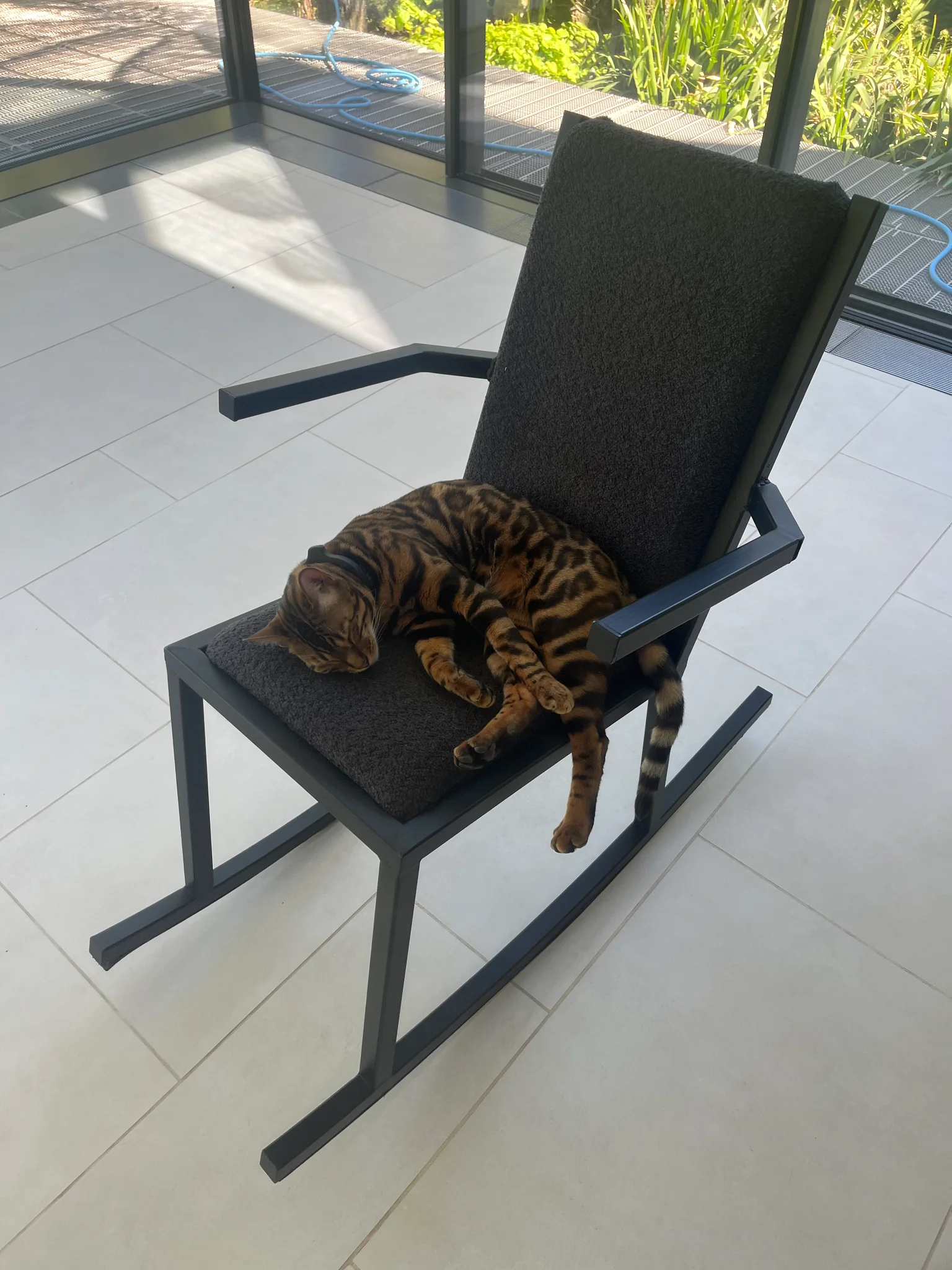 Steel Rocking Chair